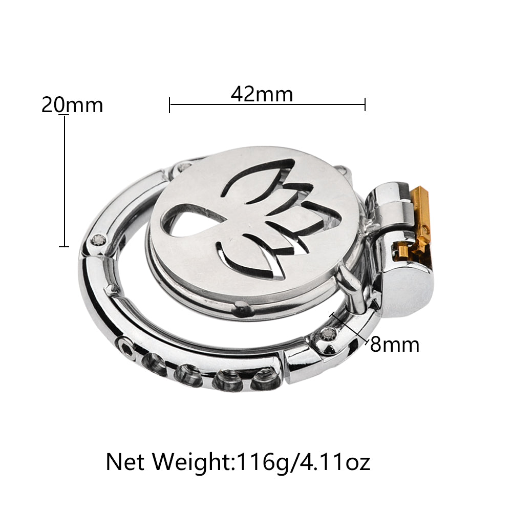 Fire Flat Chastity Cage Adjustable