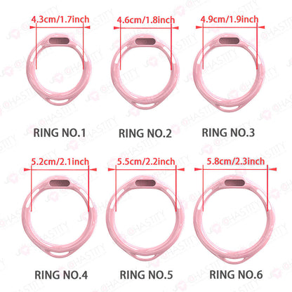 Fitting Chastity Cage - Hidden Lock Cylinder