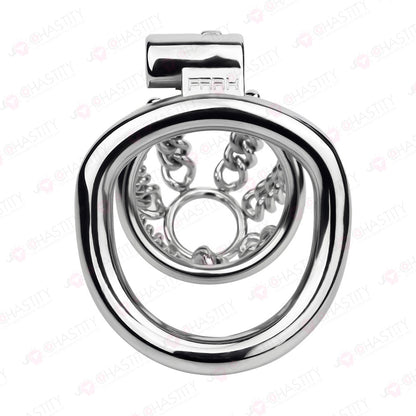 Fixed Steel Link Chastity Cage