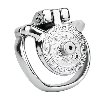 Flat Ancient Coin Nofap Chastity Cage