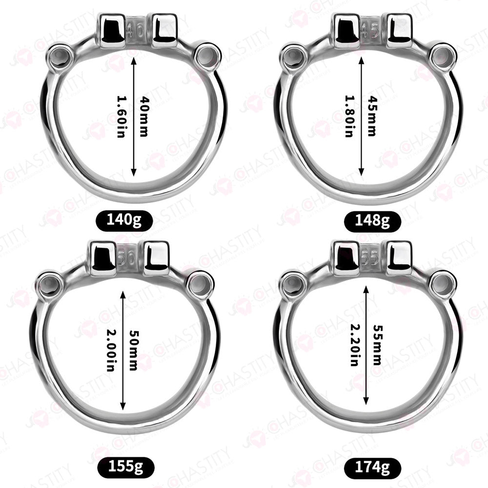 Flat Ancient Coin Nofap Chastity Cage