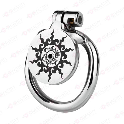 Flat Chastity Tattoo Cage