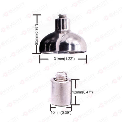 Flat & Inverted Diy Chastity Device (Assembled)