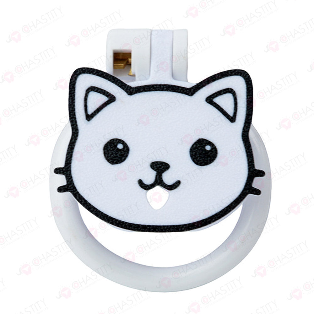 Flat Kitty Pet Chastity Cage New Design
