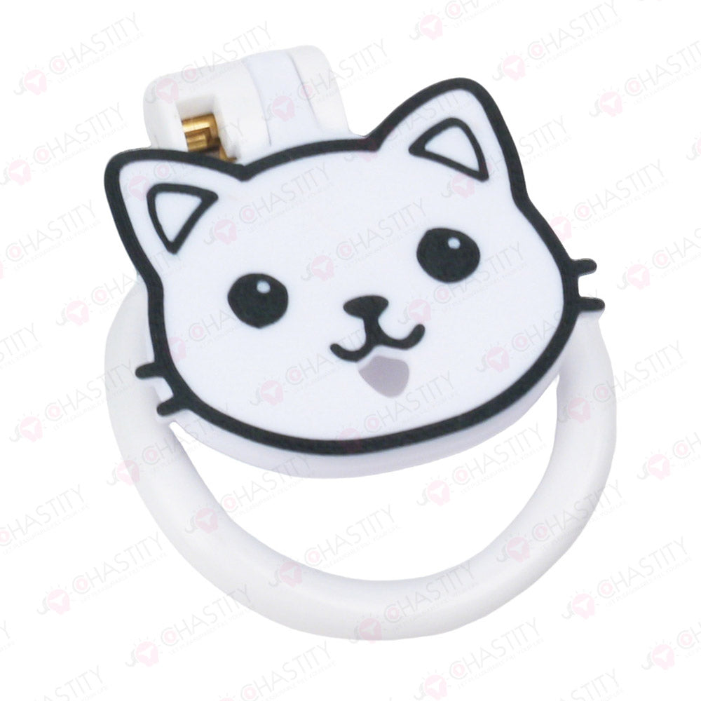 Flat Kitty Pet Chastity Cage New Design