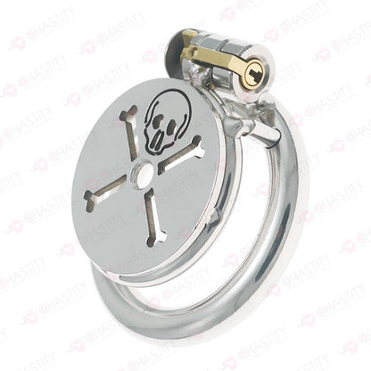 Flat Pirate Aggressor Chastity Device