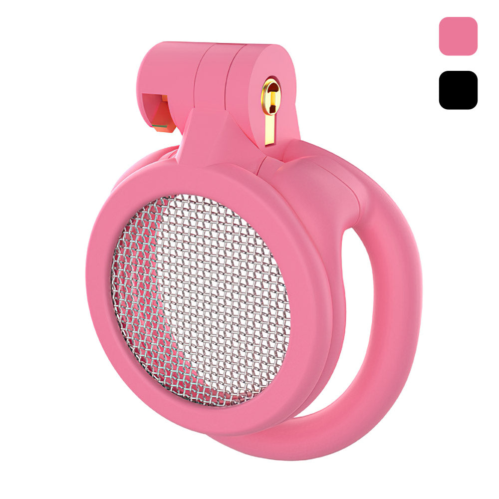 Flat Sieve Mesh Cock Cage (Resin & Metal)