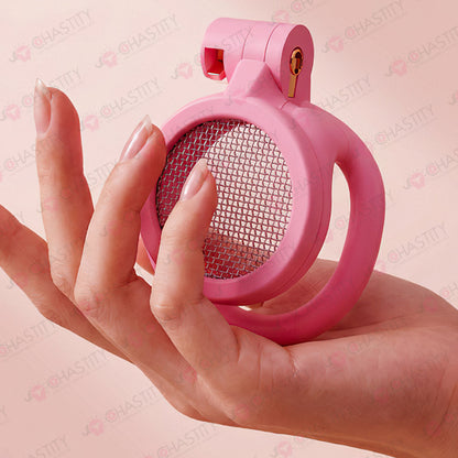 Flat Sieve Mesh Cock Cage (Resin & Metal)