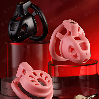 Flat + Small Chastity Cages Set (2 Cages With 3 Rings)