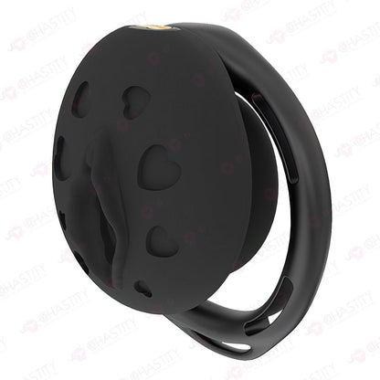 Flat Soft Silicone - Crossdresser In Chastity Cage