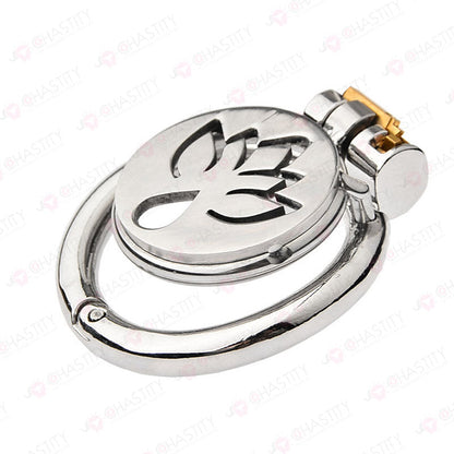 Flat Stainless Steel Chastity Lock (Hinge Ring)
