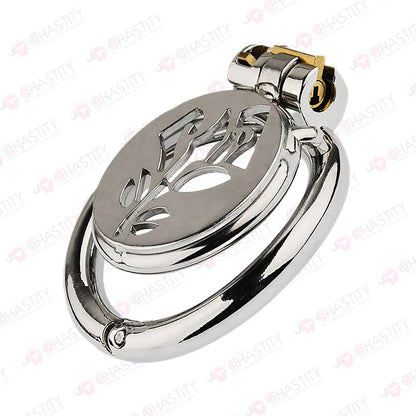 Flat Stainless Steel Chastity Lock (Hinge Ring)