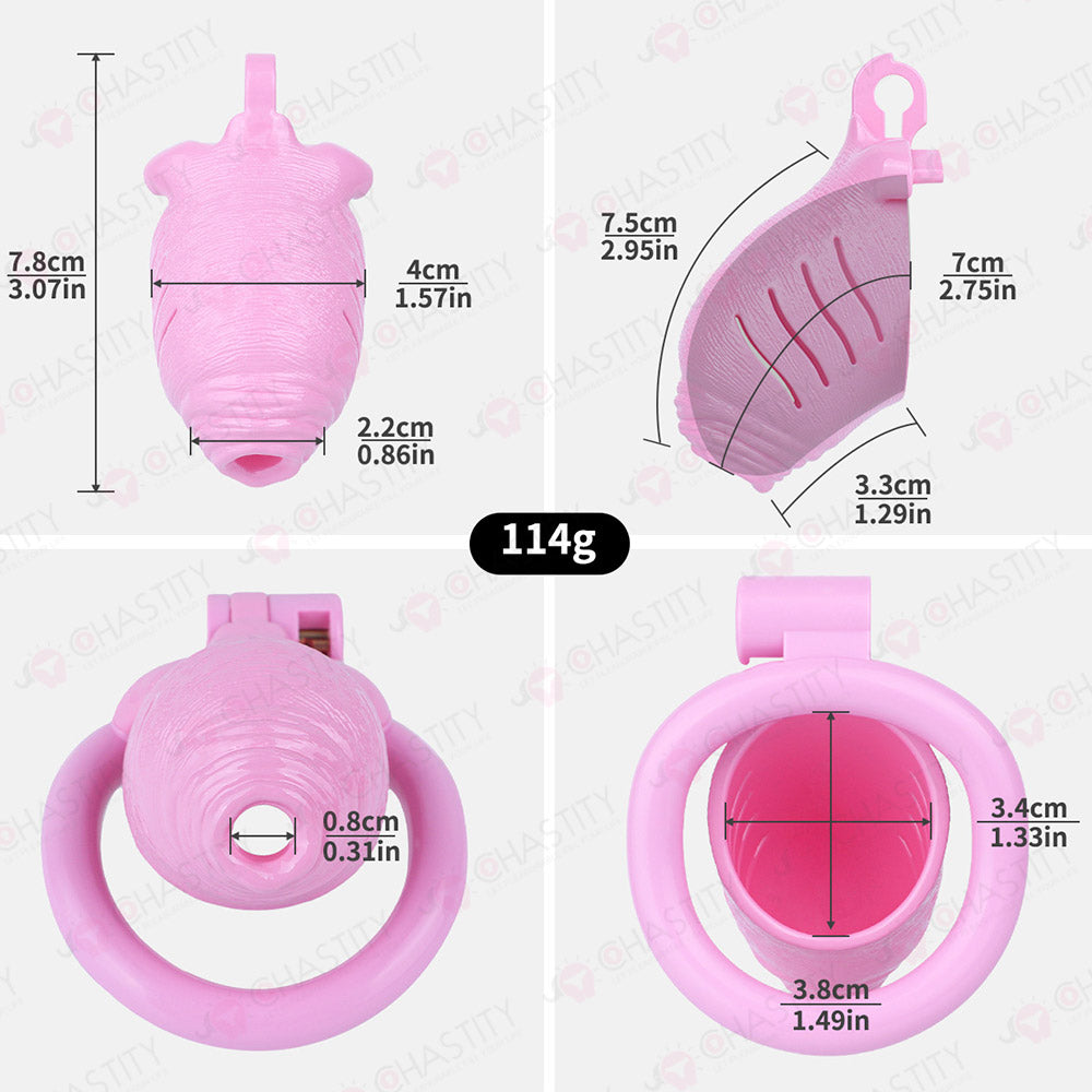 Full Time Foreskin Style Chastity Cage