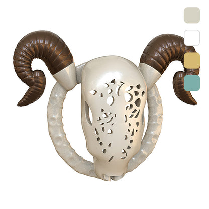Goat Flat Chastity Penis Cover (Detachable Horns)