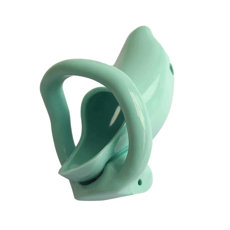 Dolphin Shape Plastic Chastity Cage Set