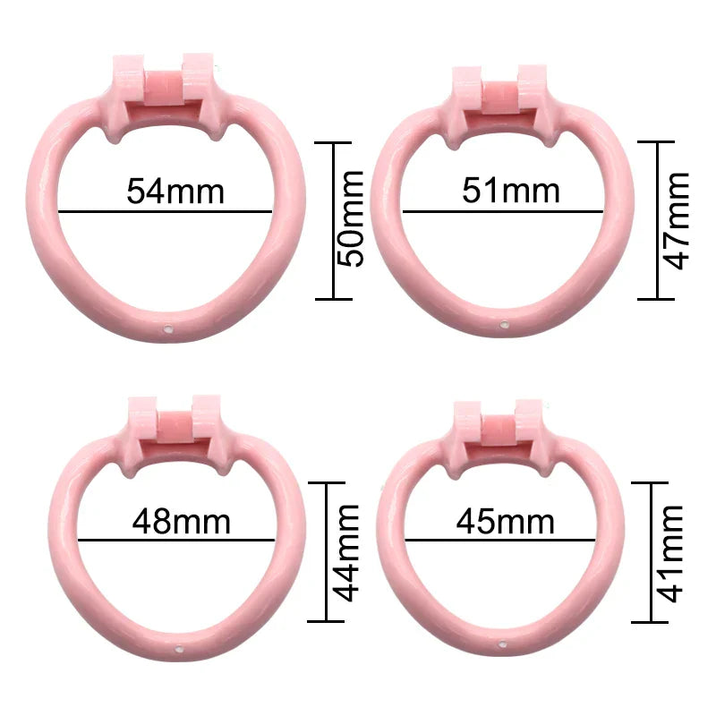 Dolphin Shape Plastic Chastity Cage Set