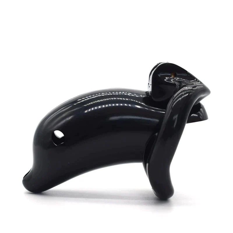 Dolphin Shape Plastic Chastity Cage Set