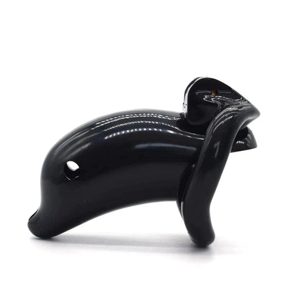 Dolphin Shape Plastic Chastity Cage Set