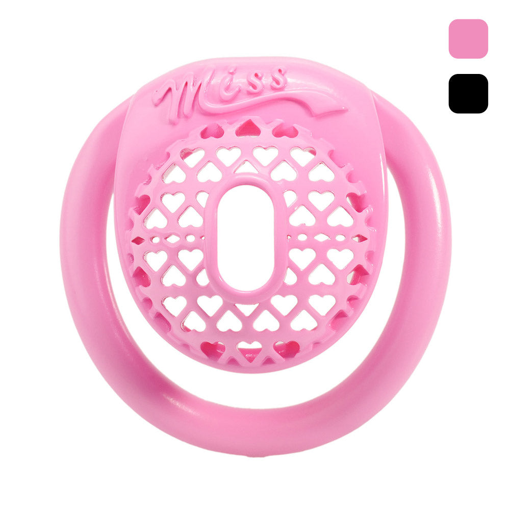Heart Mesh Ultra Short Chastity Cage
