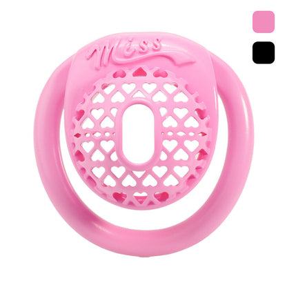 Heart Mesh Ultra Short Chastity Cage