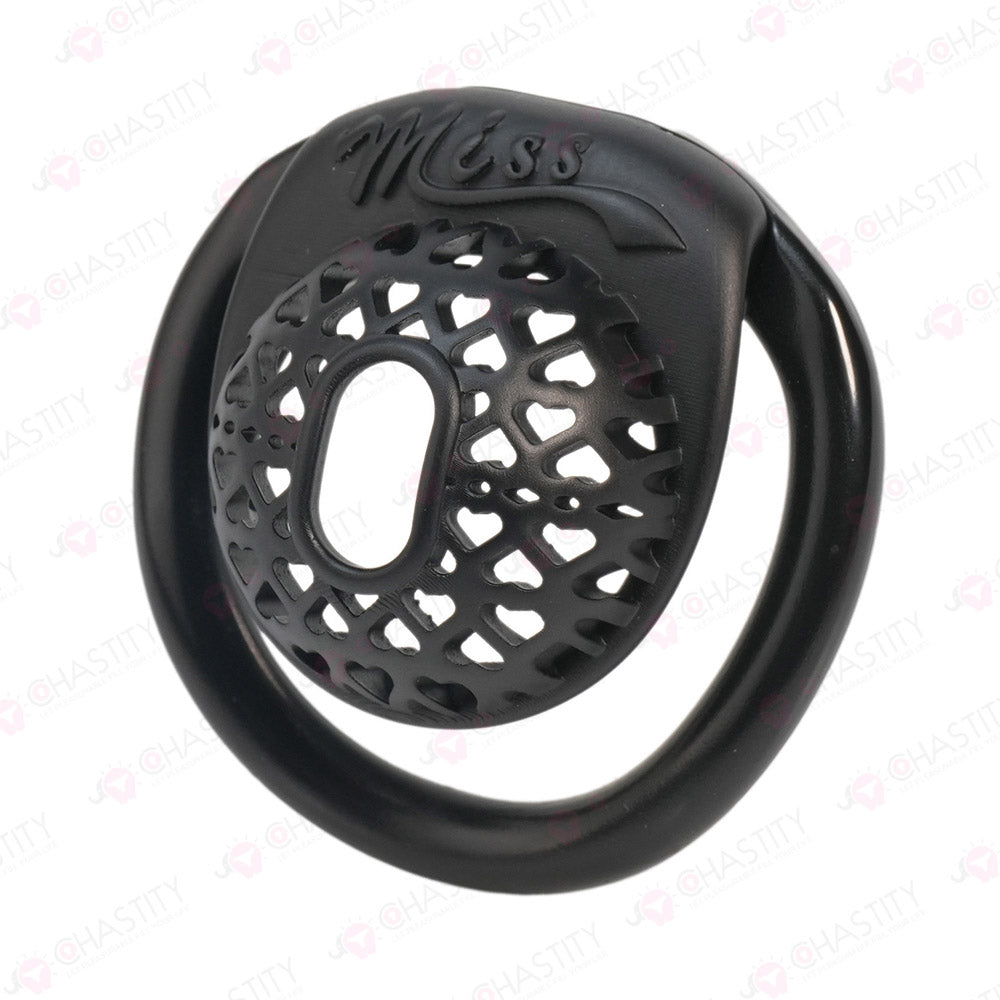 Heart Mesh Ultra Short Chastity Cage
