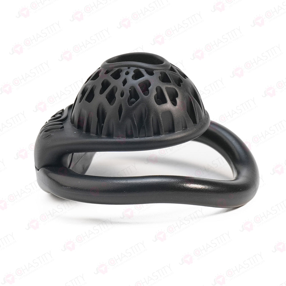 Heart Mesh Ultra Short Chastity Cage