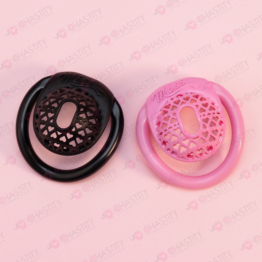 Heart Mesh Ultra Short Chastity Cage