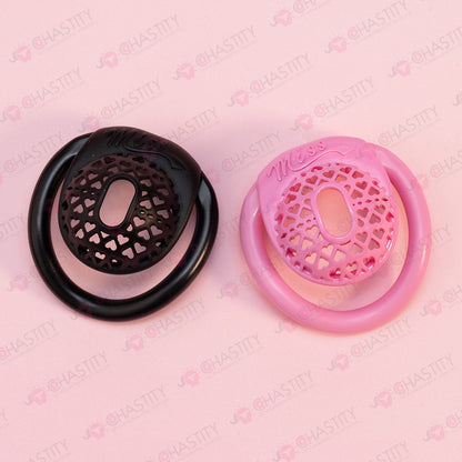 Heart Mesh Ultra Short Chastity Cage