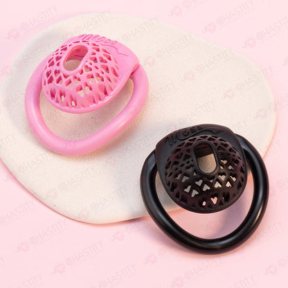 Heart Mesh Ultra Short Chastity Cage