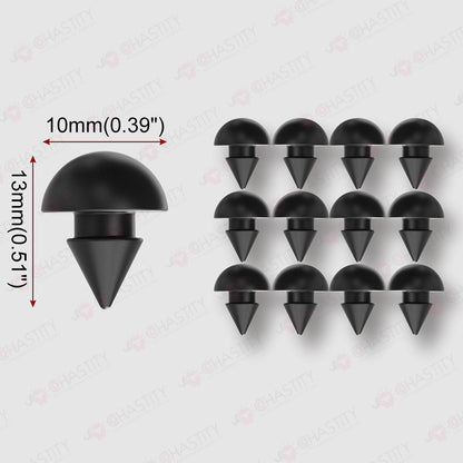 Hedgehog BDSM Chastity Play (Silicone Spikes)