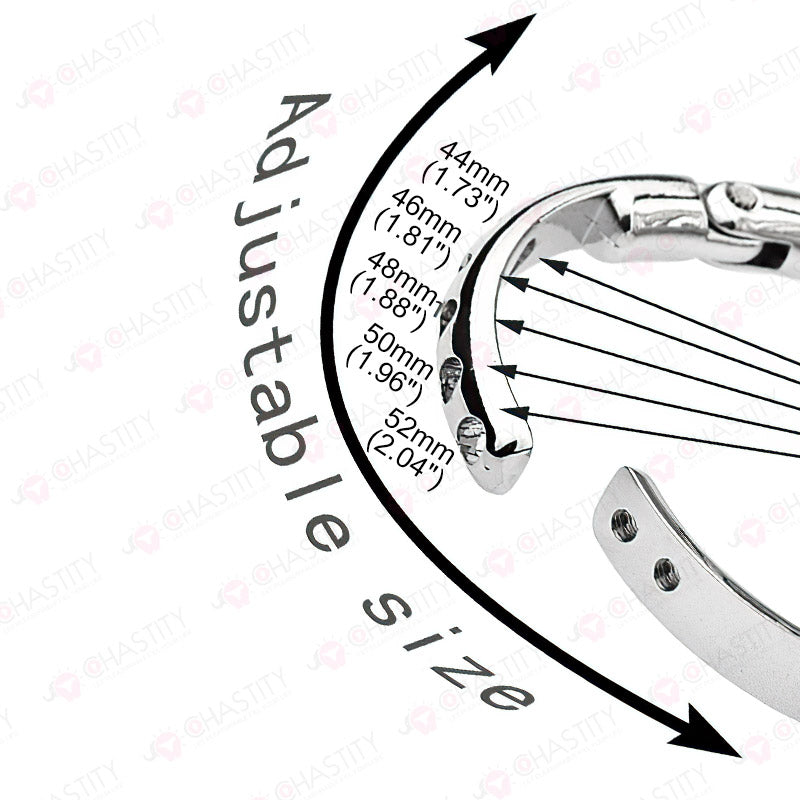 Helmet Chastity Cage With Adjustable Penis Ring