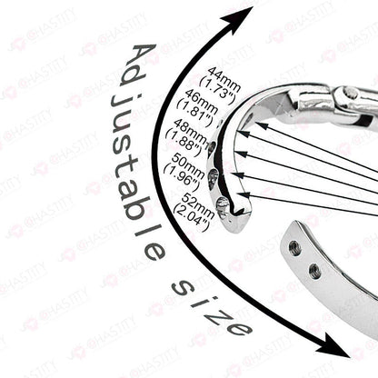 Helmet Chastity Cage With Adjustable Penis Ring