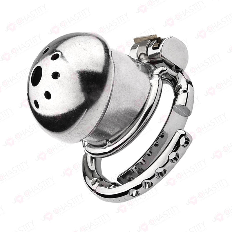 Helmet Chastity Cage With Adjustable Penis Ring