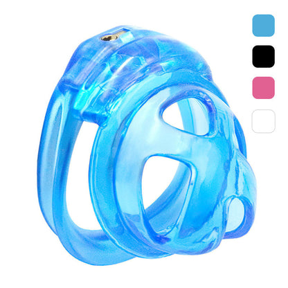 Hidden Lock Core Soft Rubber Chastity Cage