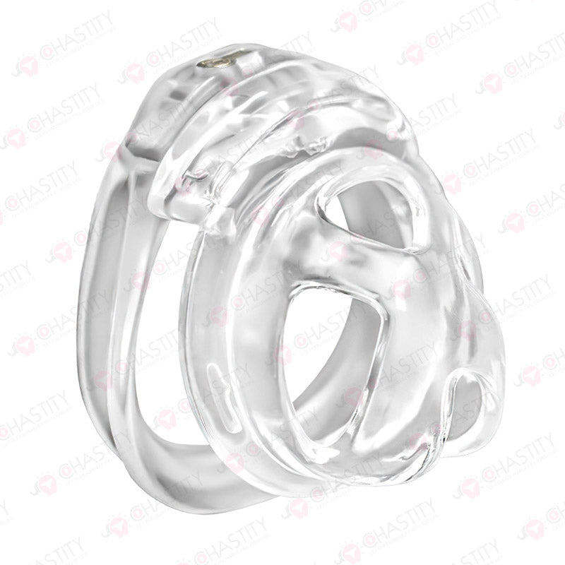 Hidden Lock Core Soft Rubber Chastity Cage