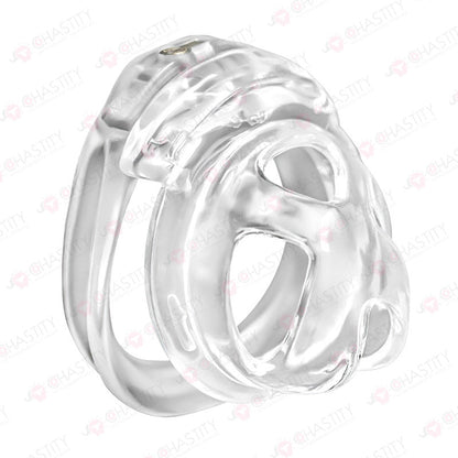 Hidden Lock Core Soft Rubber Chastity Cage