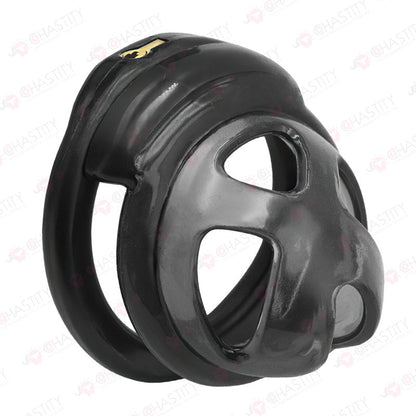 Hidden Lock Core Soft Rubber Chastity Cage