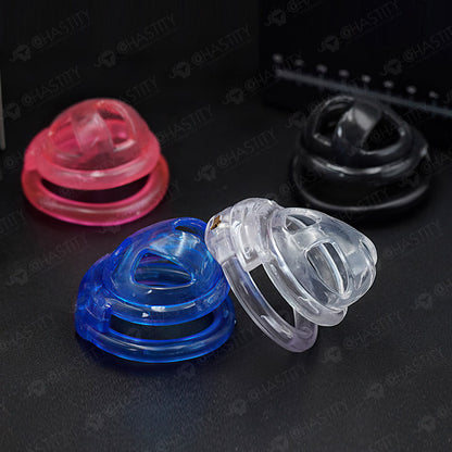 Hidden Lock Core Soft Rubber Chastity Cage