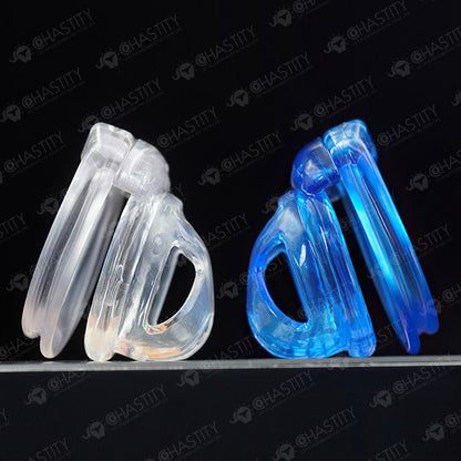 Hidden Lock Core Soft Rubber Chastity Cage