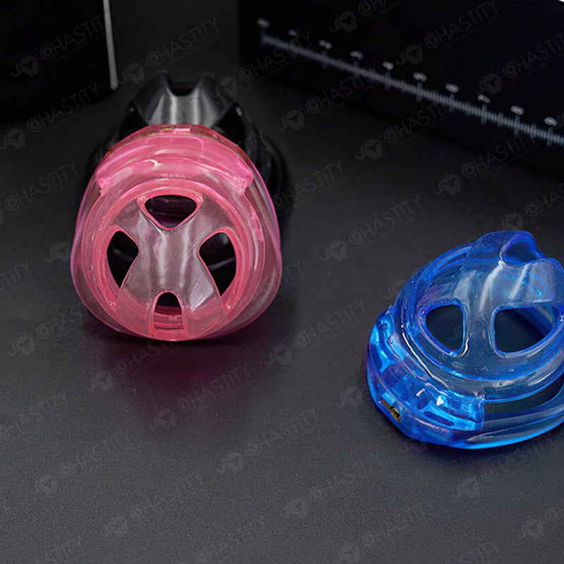 Hidden Lock Core Soft Rubber Chastity Cage