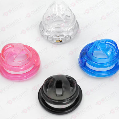 Hidden Lock Core Soft Rubber Chastity Cage