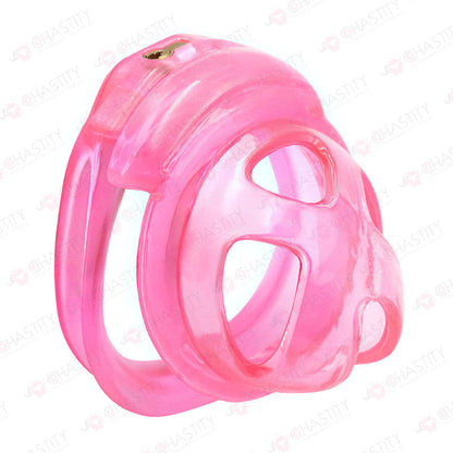 Hidden Lock Core Soft Rubber Chastity Cage