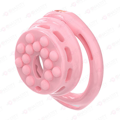 Installable Soft Nail Flat Chastity Cock Cage