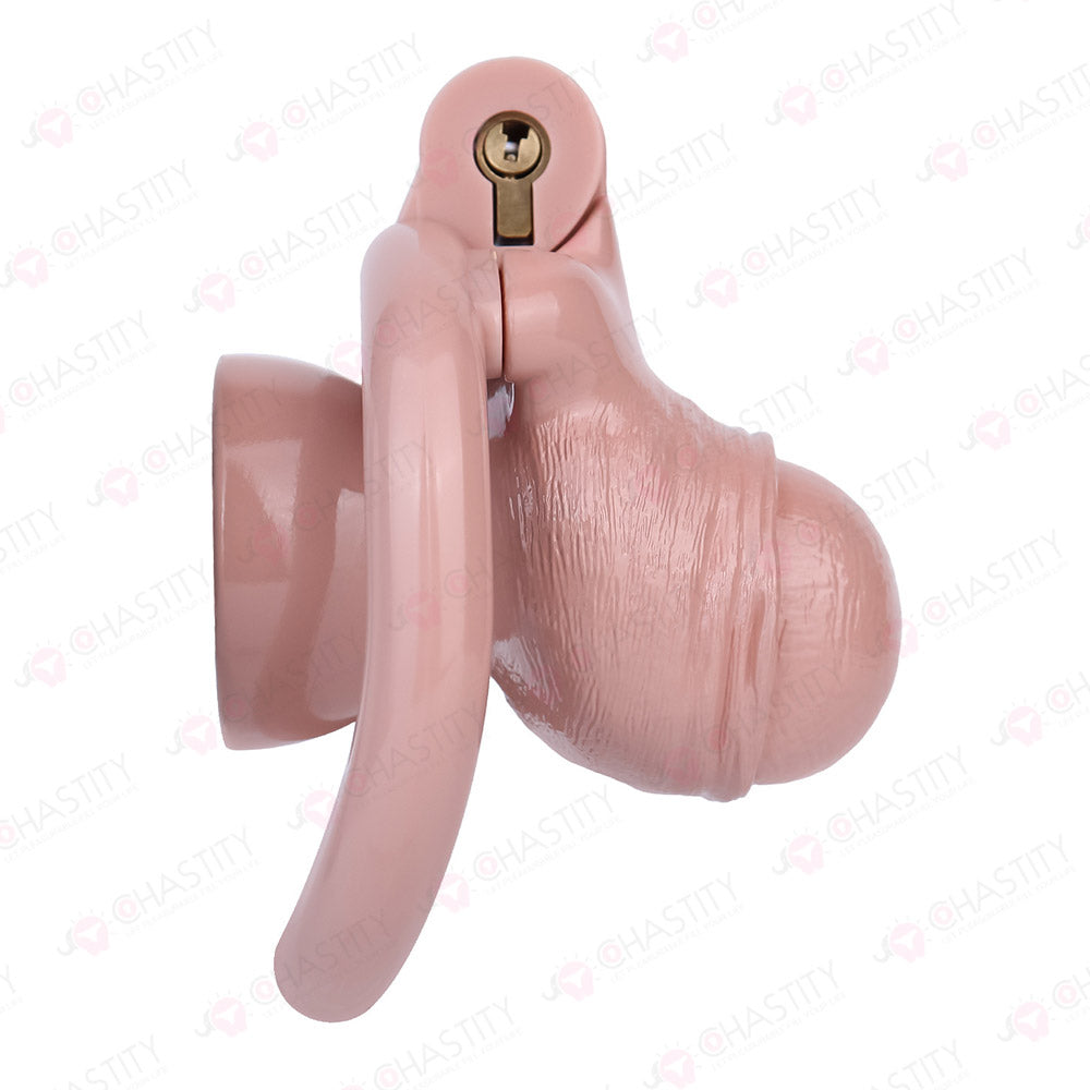 Inverted Simulated Glans Chastity Cage