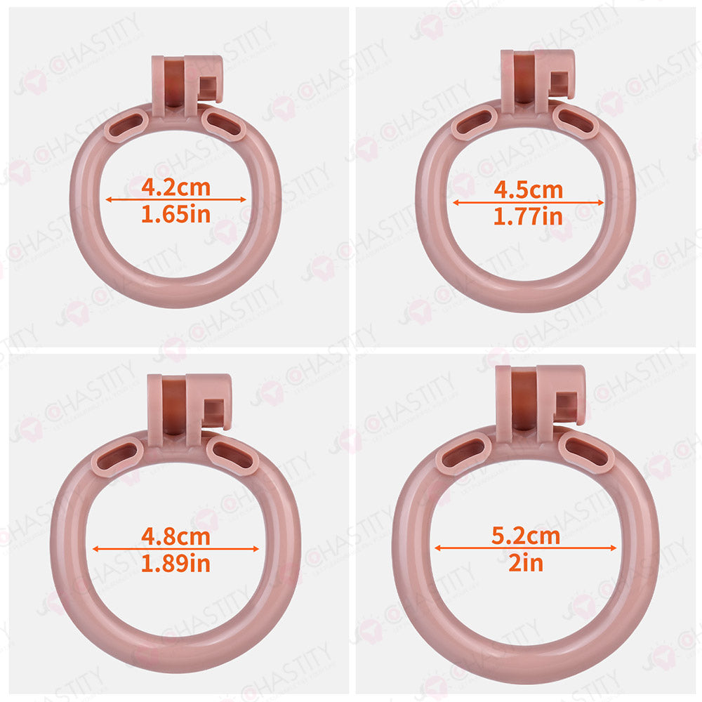 Inverted Simulated Glans Chastity Cage
