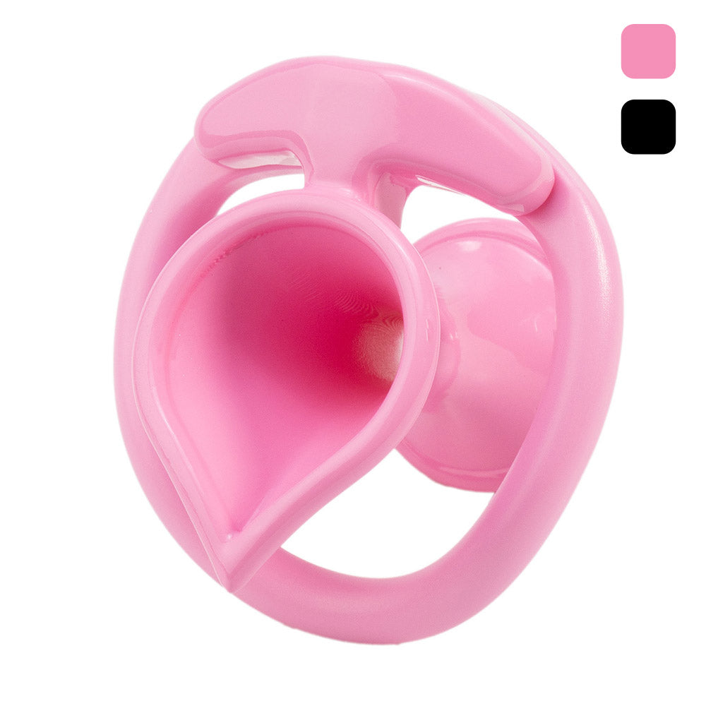 Inverted Teardrop Urinal Chastity Cage