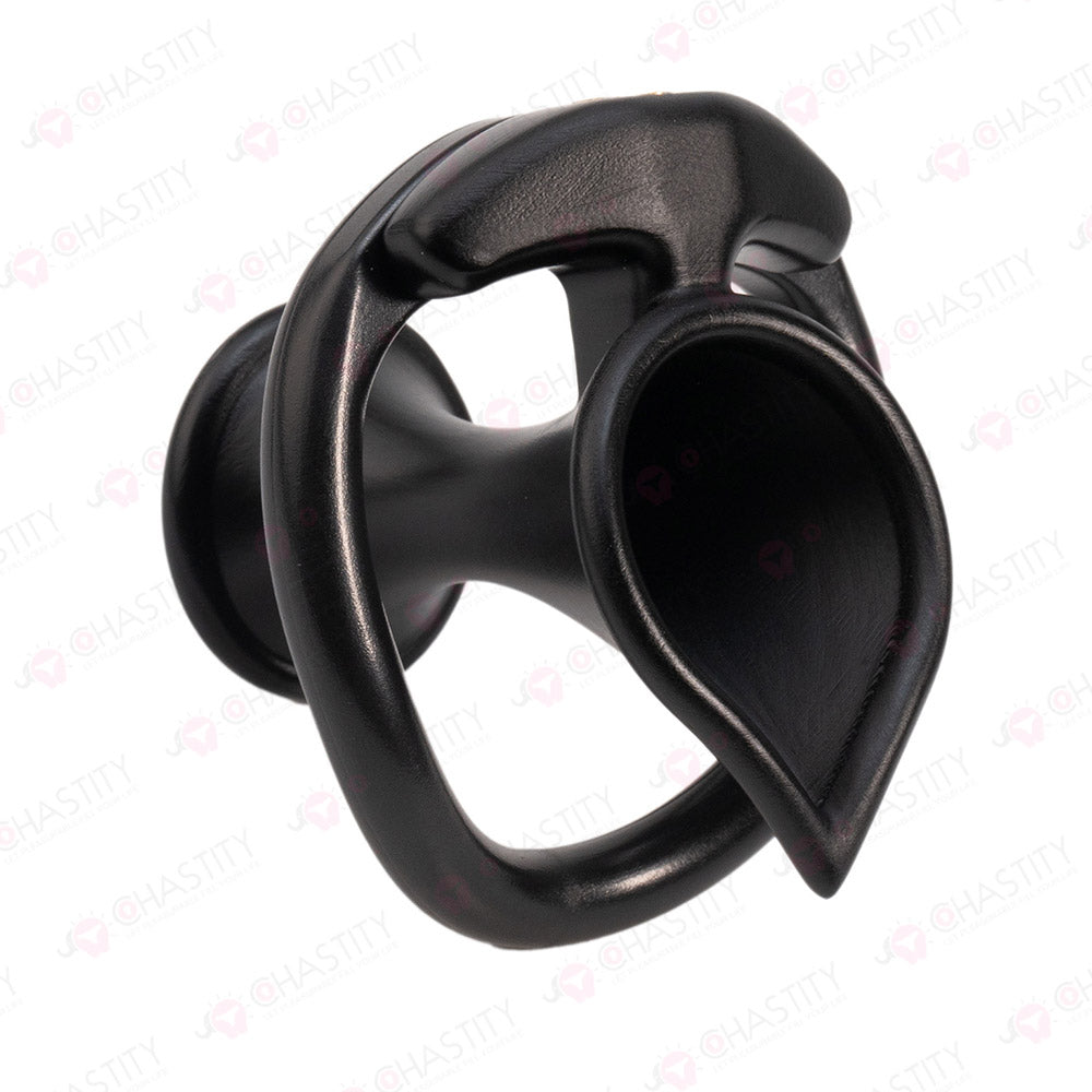 Inverted Teardrop Urinal Chastity Cage