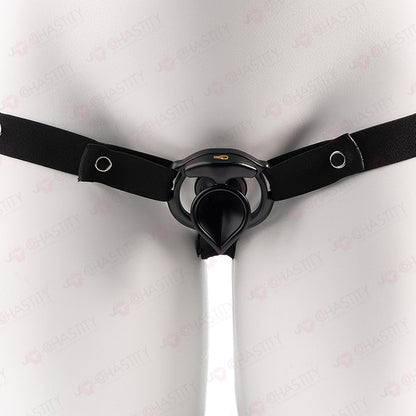 Inverted Teardrop Urinal Chastity Cage