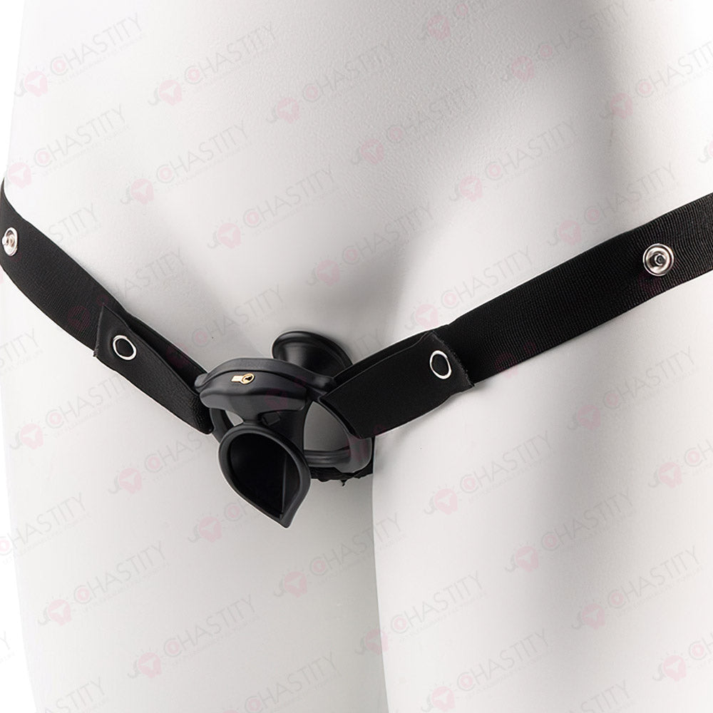 Inverted Teardrop Urinal Chastity Cage