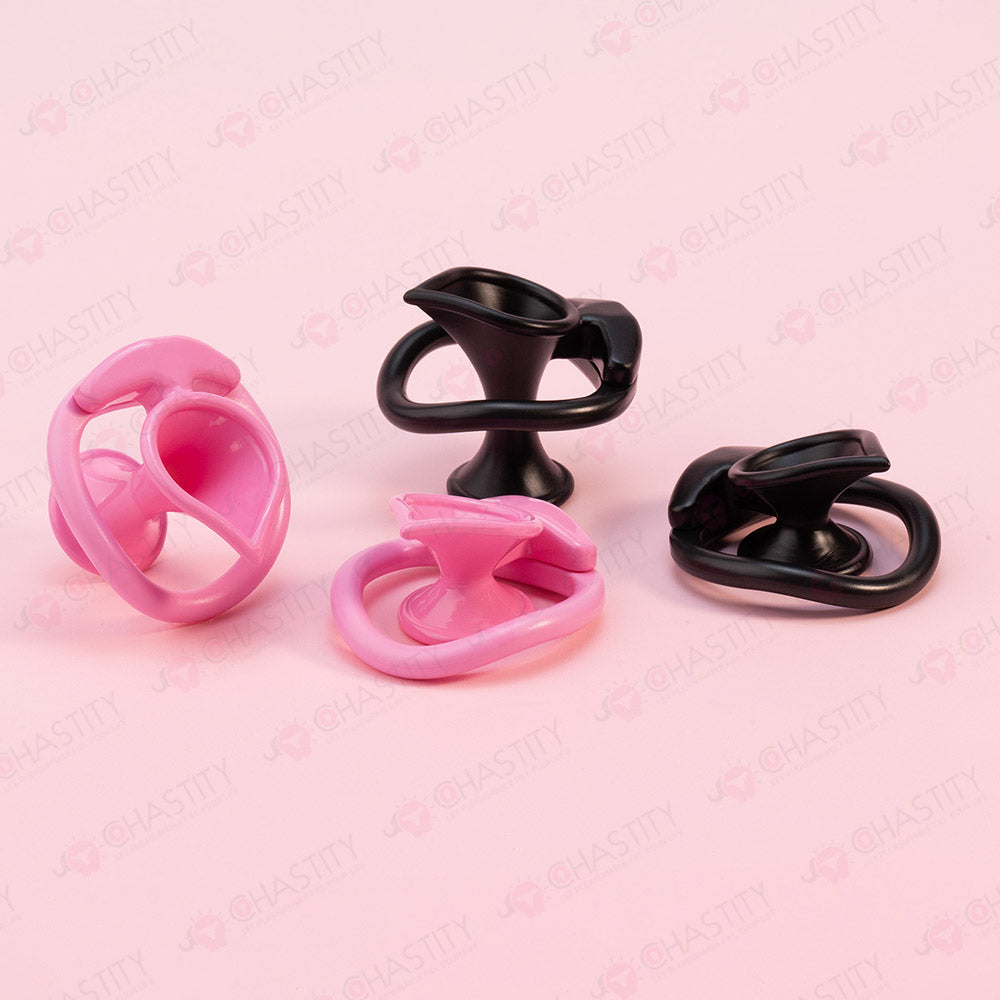 Inverted Teardrop Urinal Chastity Cage